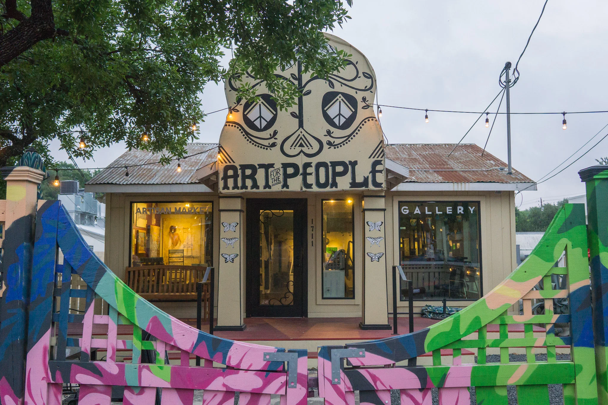 A gallery on South 1st.