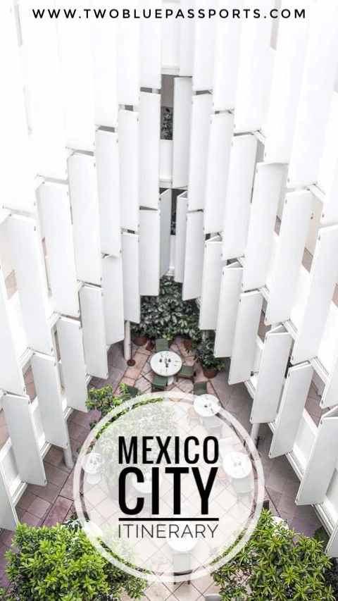 An itinerary sharing what to see in Mexico City in 3 Days. This includes what to do, see, eat and where to stay. 