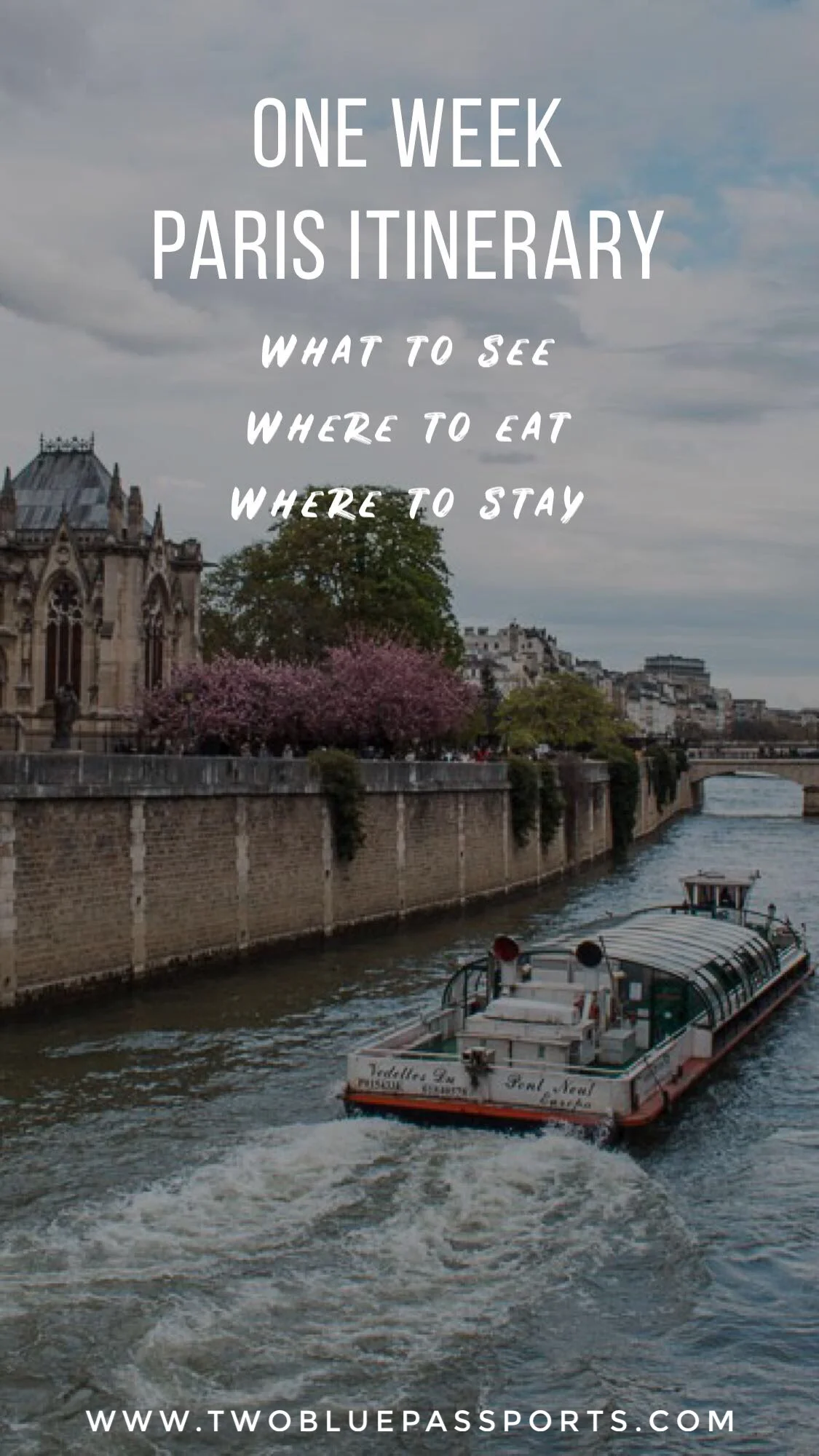 One week itinerary for Paris, France including what to see, where to eat, where to see and insider tips to help plan your trip. 