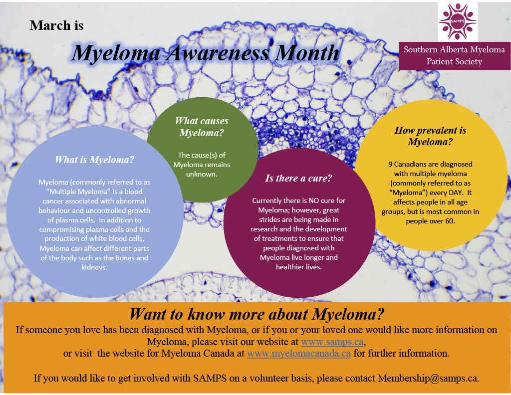March is Multiple Myeloma Awareness Month!