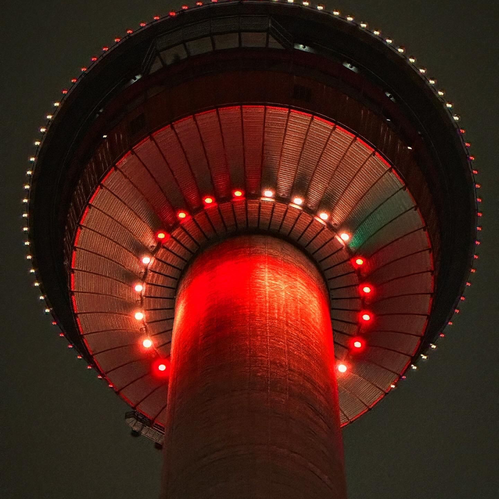 Calgary Tower Illumination for Myeloma Awareness Month
