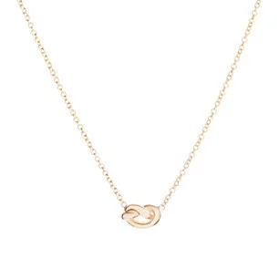 Ariel Gordon 14kt Rose Gold Love Knot Necklace Scott Reising Jewelers