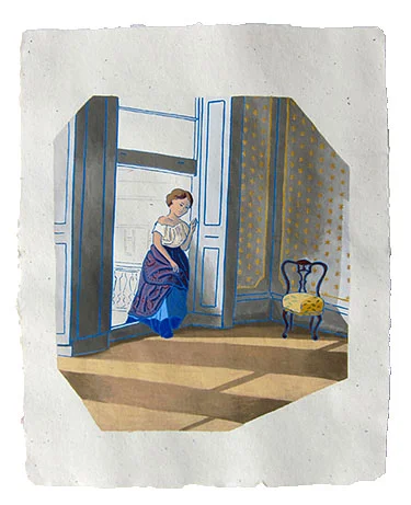 Clementina Hawarden, 2014 20" x 16" Flashe on paper