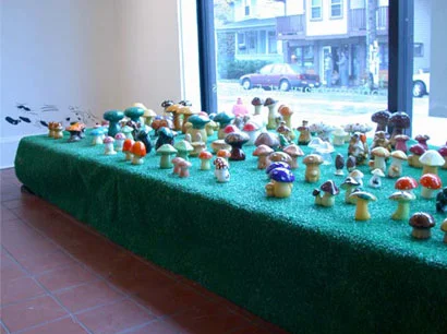 hush you mushrooms..., 2003 (October 18-November 22) Wendy Cooper Gallery Madison, WI Wall painting/photography installation
