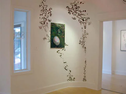 hush you mushrooms..., 2003 (October 18-November 22) Wendy Cooper Gallery Madison, WI Wall painting/photography installation