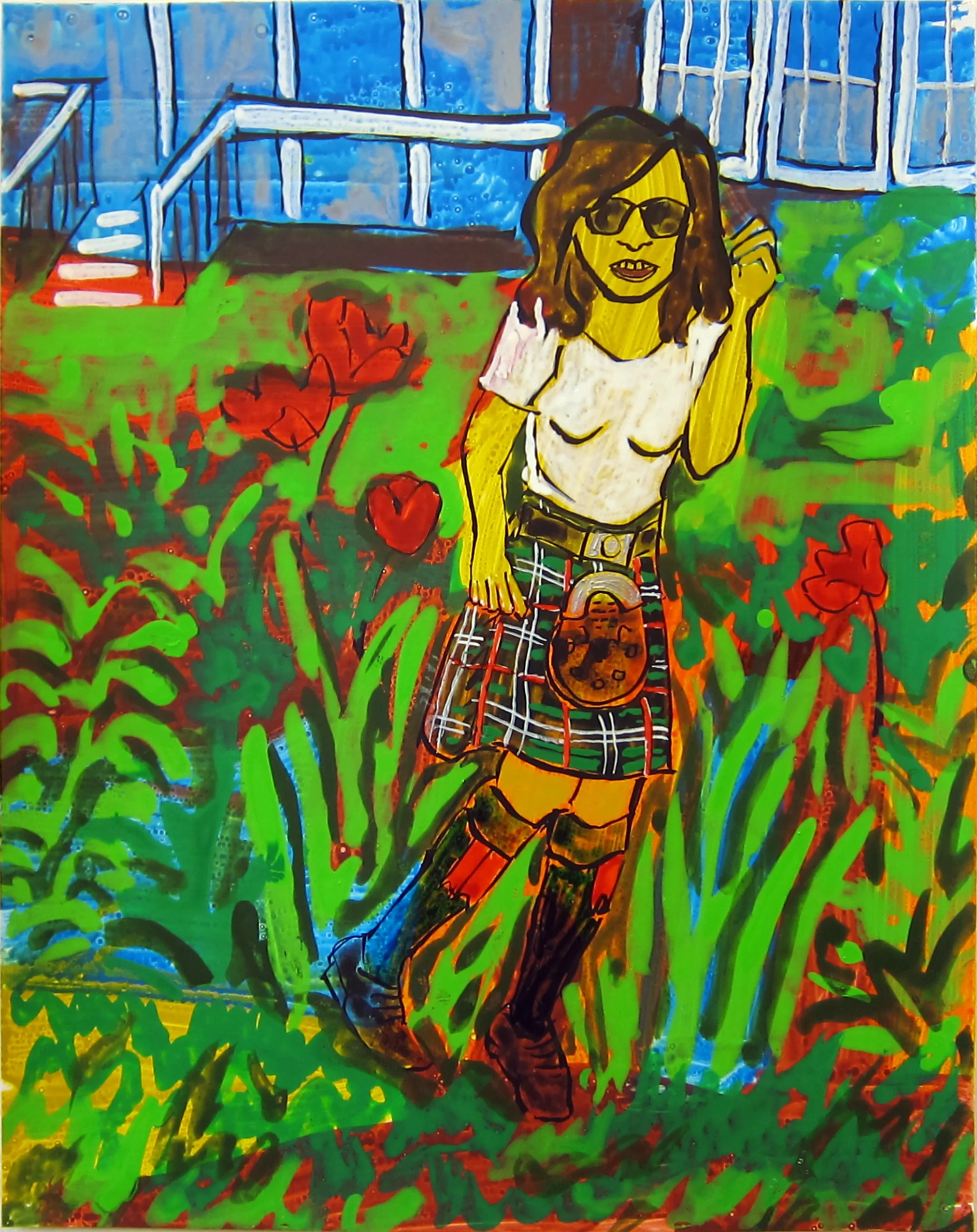 Scottish Dress 12"x9.5" ink on paper 2016
