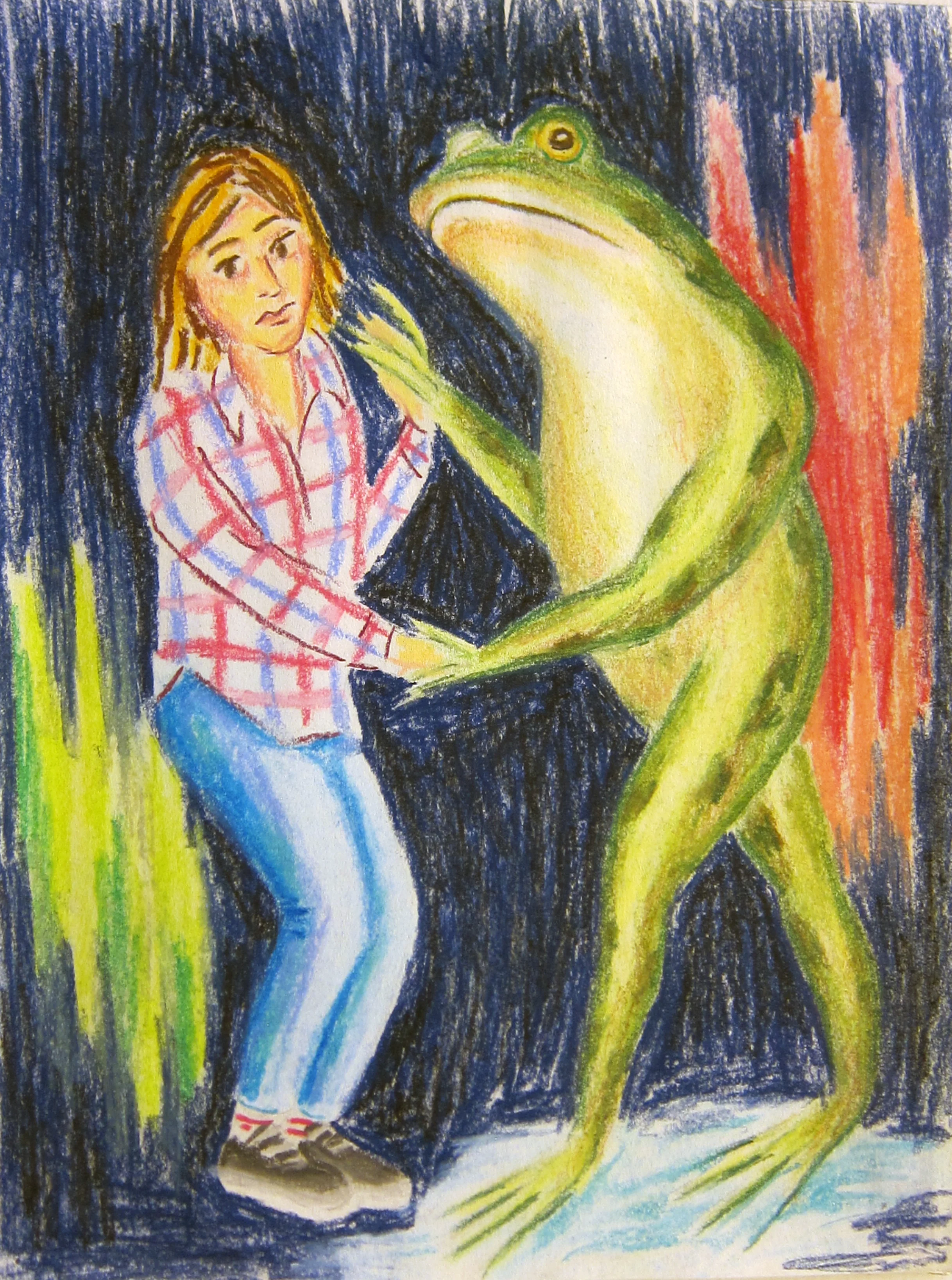 The Dance 12”x9” pastel on paper 2018