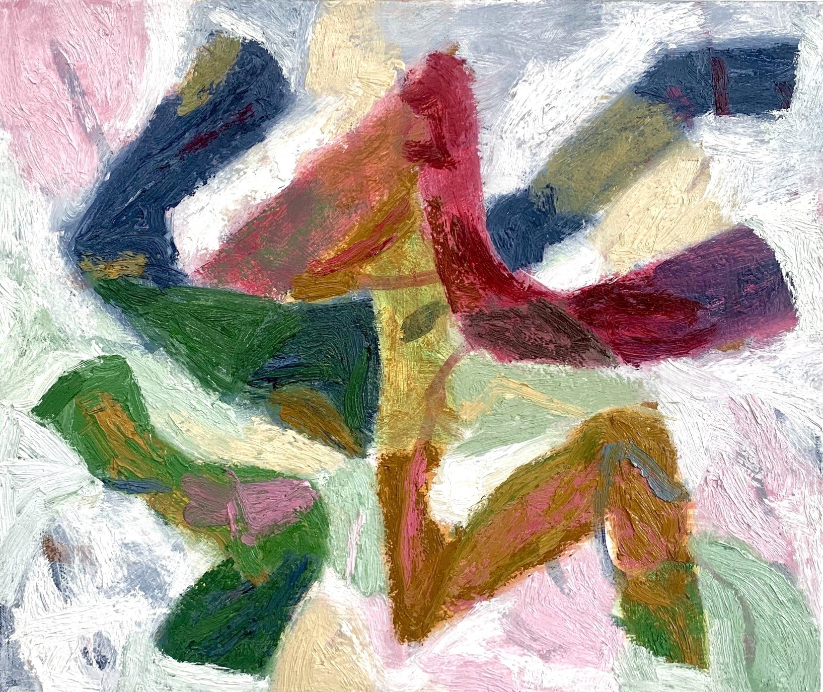   Gaggle   oil on canvas  20”x24”  2025 