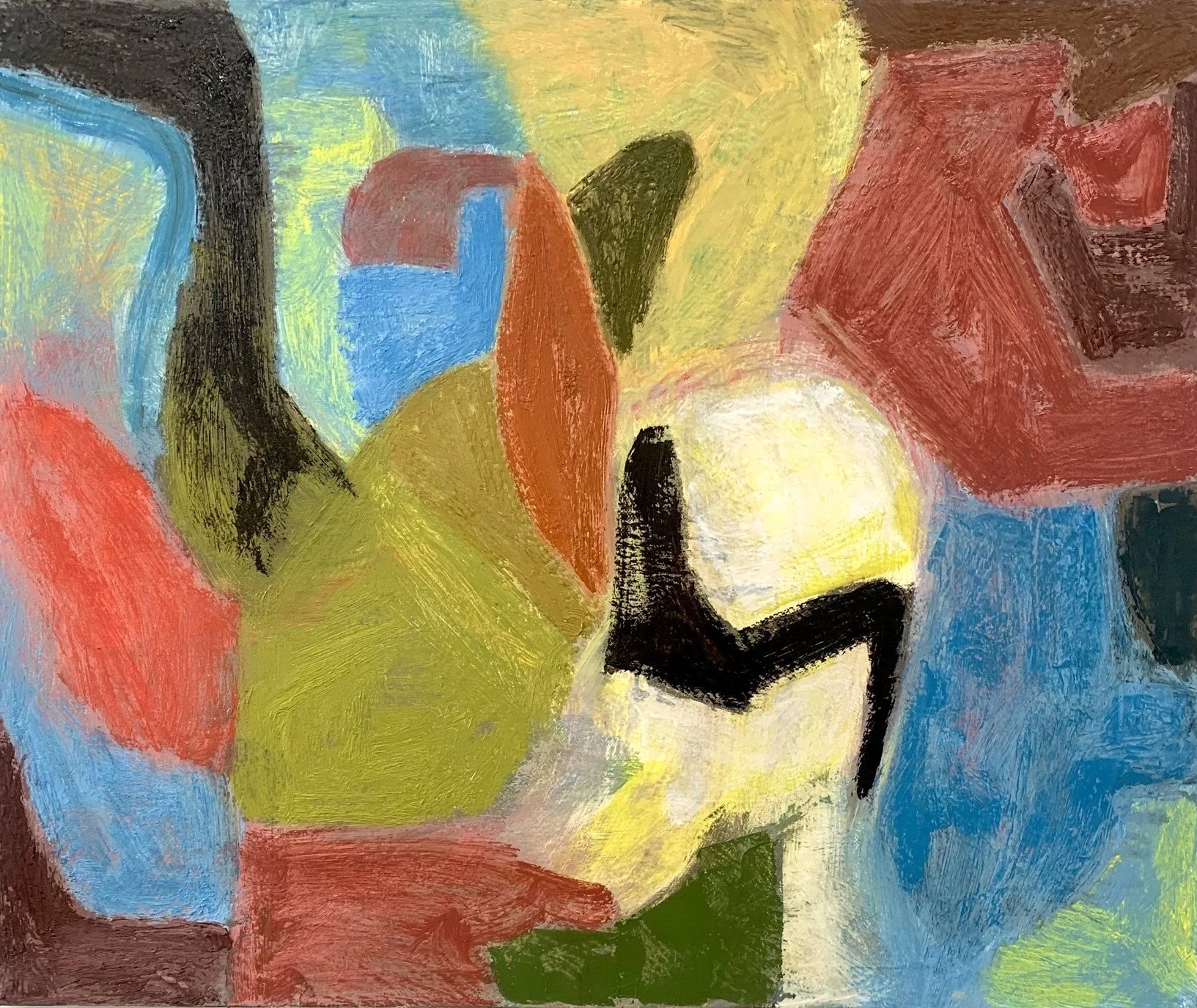   Percolate   oil on canvas  20”x24”  2025 