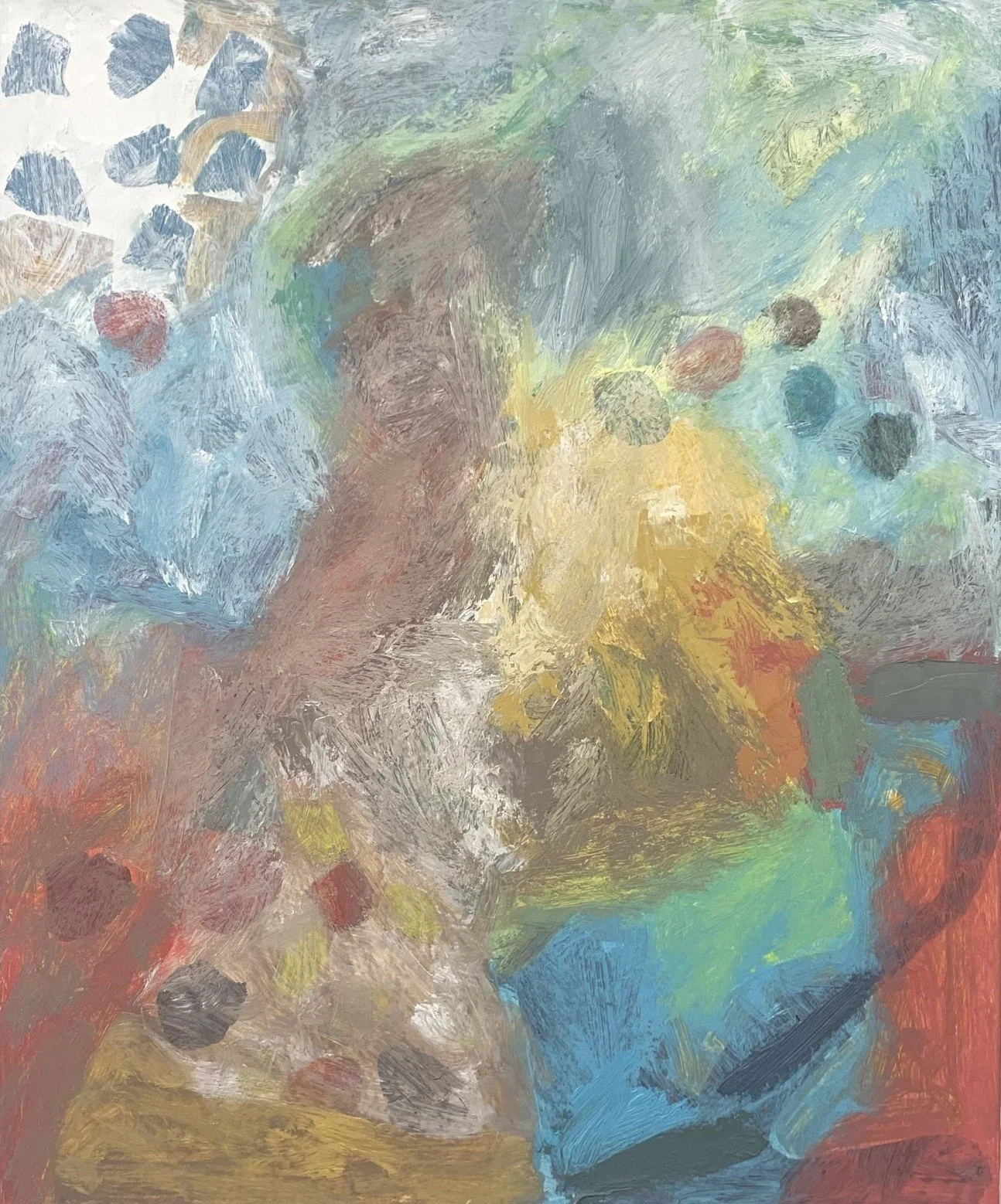   Flurry   oil on canvas  24”x20”  2025 