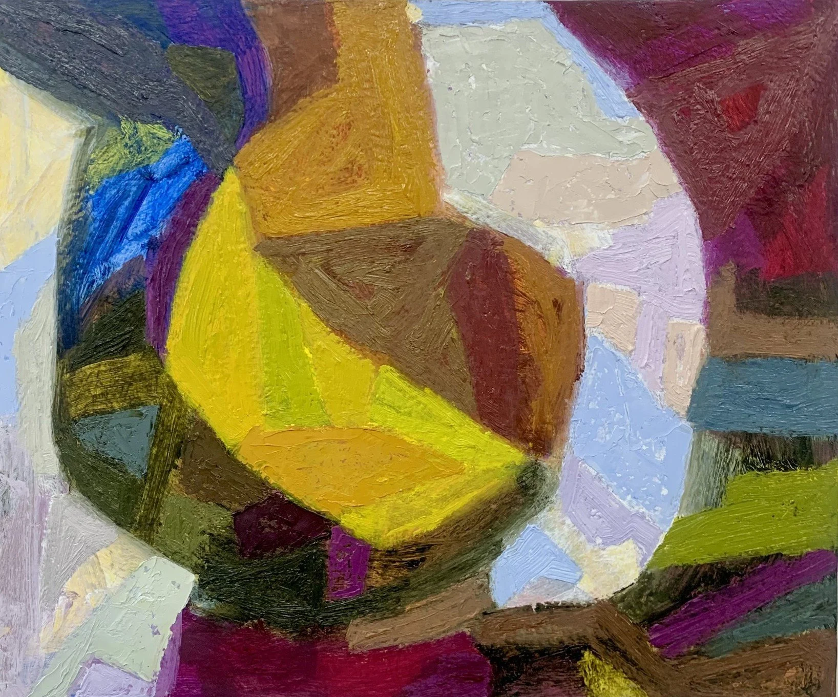   Curvature   oil on canvas  20”x24”  2025 