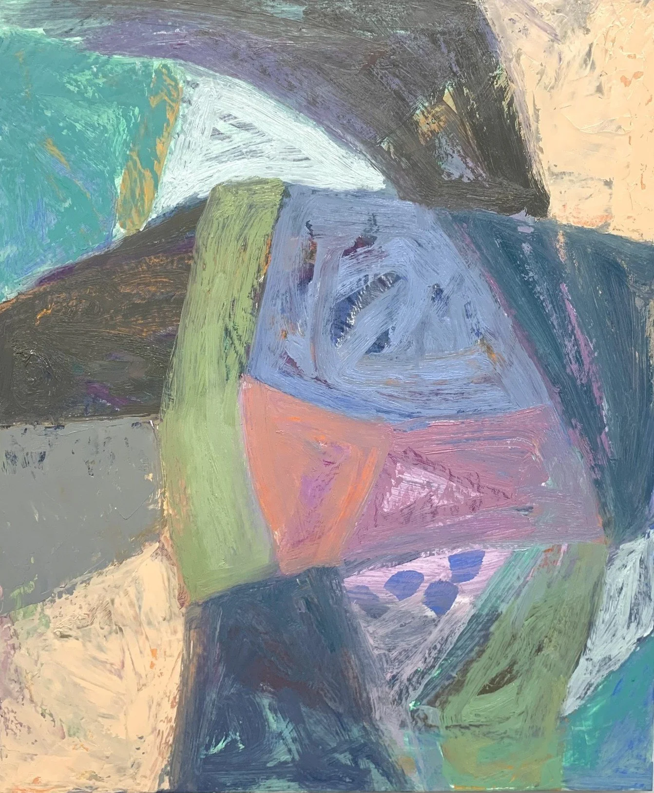   Sidestep   oil on canvas  24”x20”  2025 