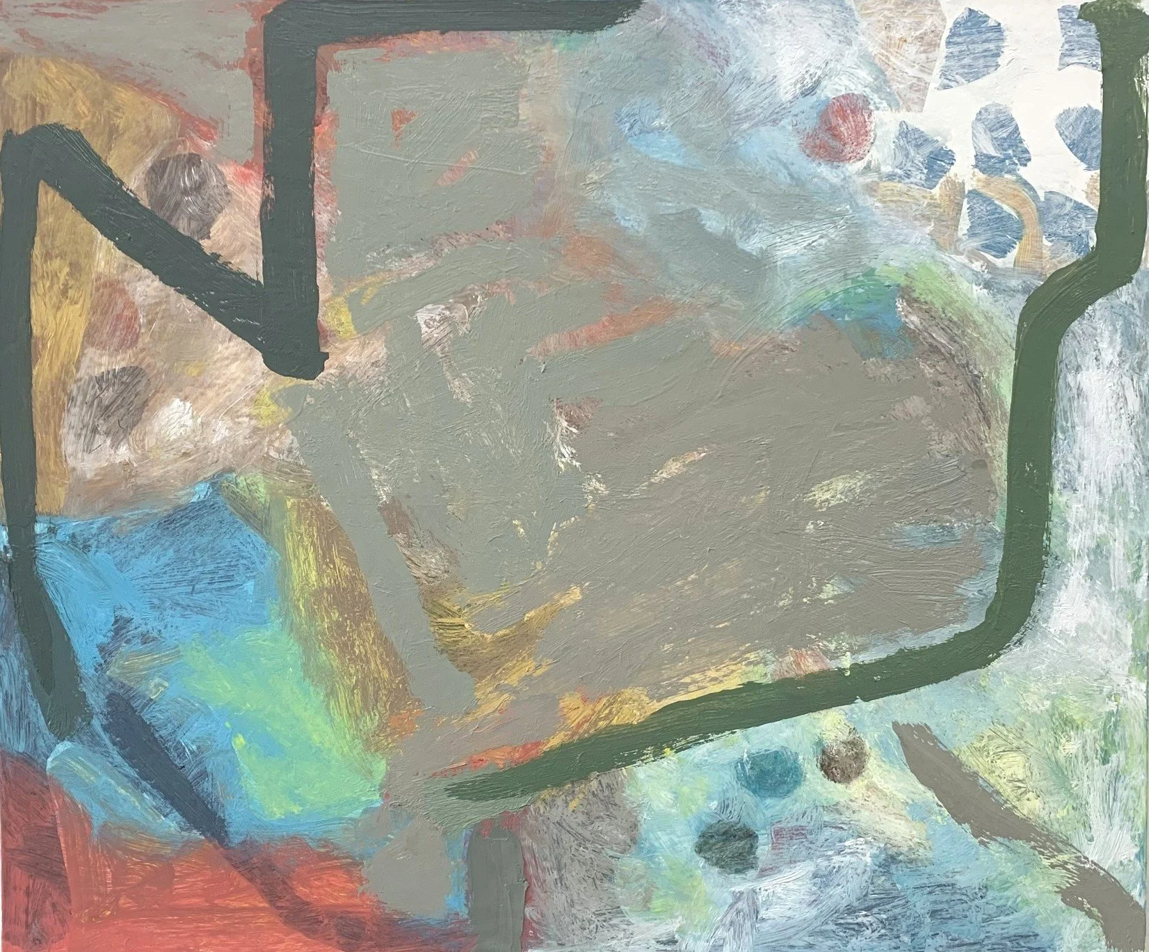   Squeezed   oil on canvas  20”x24”  2026 