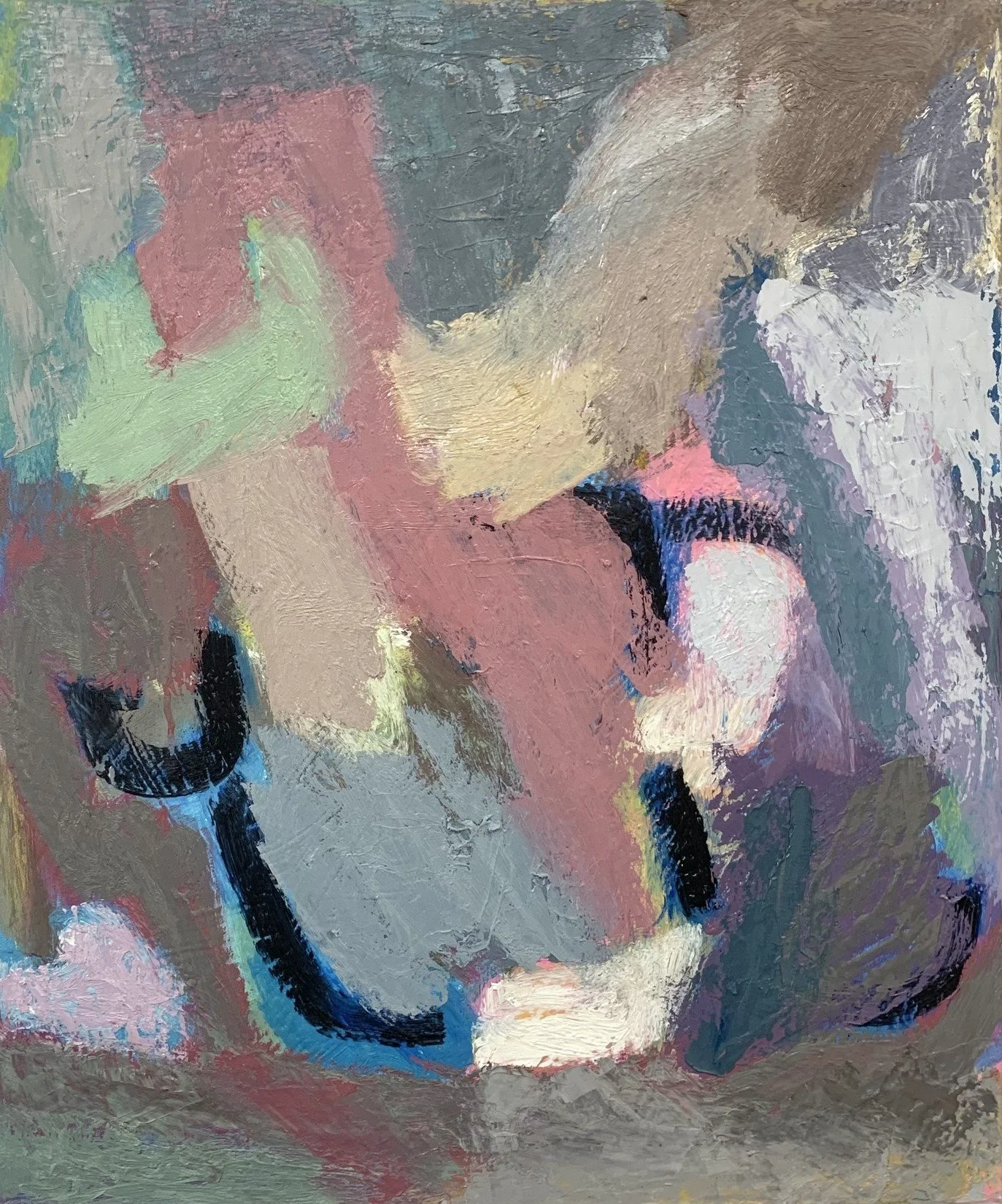   Tilt   oil on canvas  24”x20”  2026 