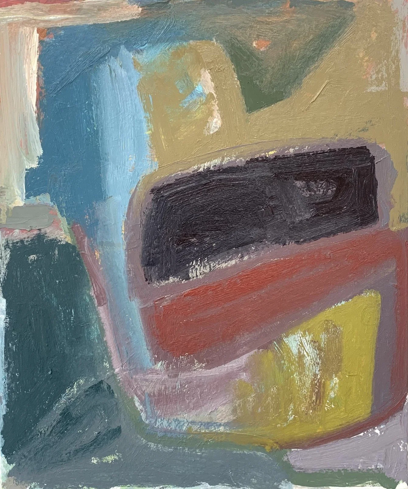   Below   oil on canvas  24”x20”  2026 