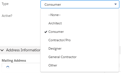    Figure – picklist field on Case created from Snap-In   