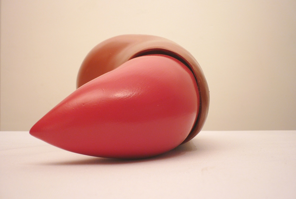 Untitled, epoxy putty, 8 x 8 x 15 in, 2011.