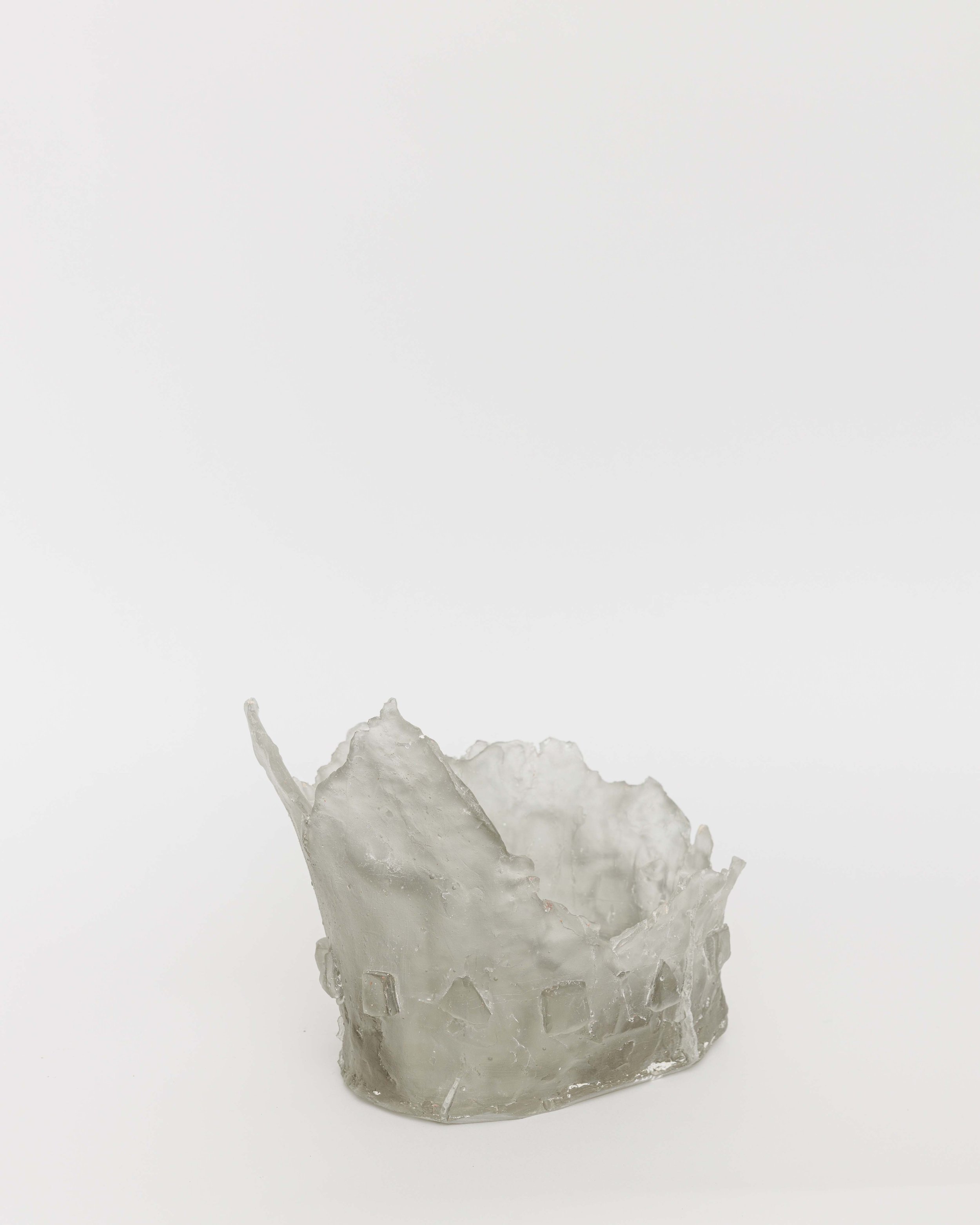  Forms of magic, cast glass, 8 x 10 x 8 inches, 2022.    