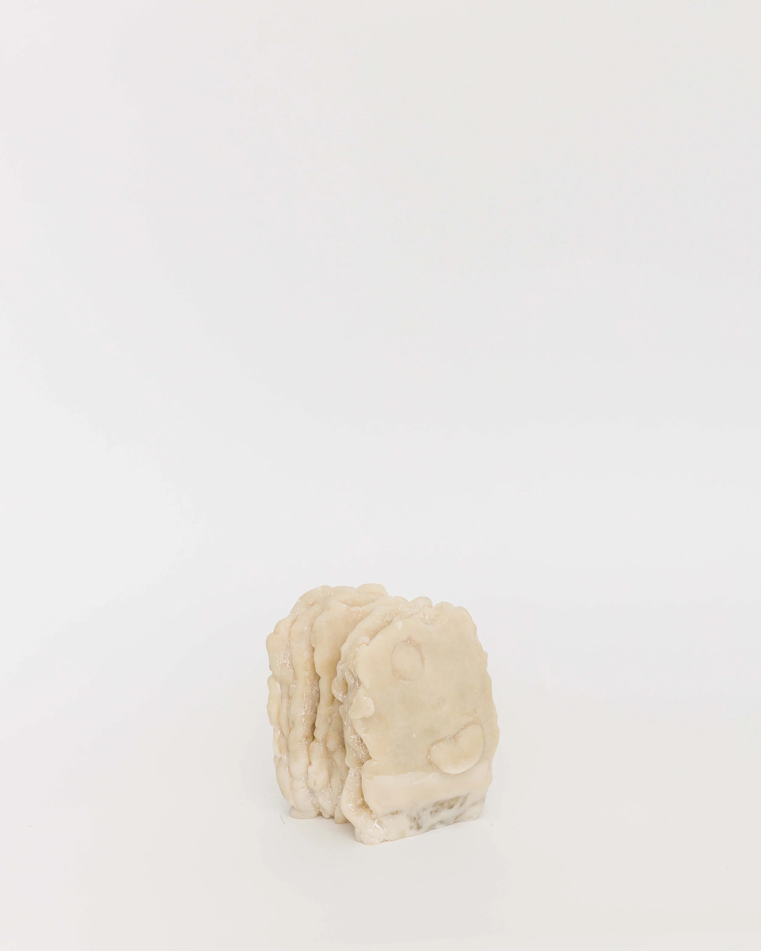  Secreto, cast glass, 6 x 5 x 5 inches, 2022.&nbsp;    