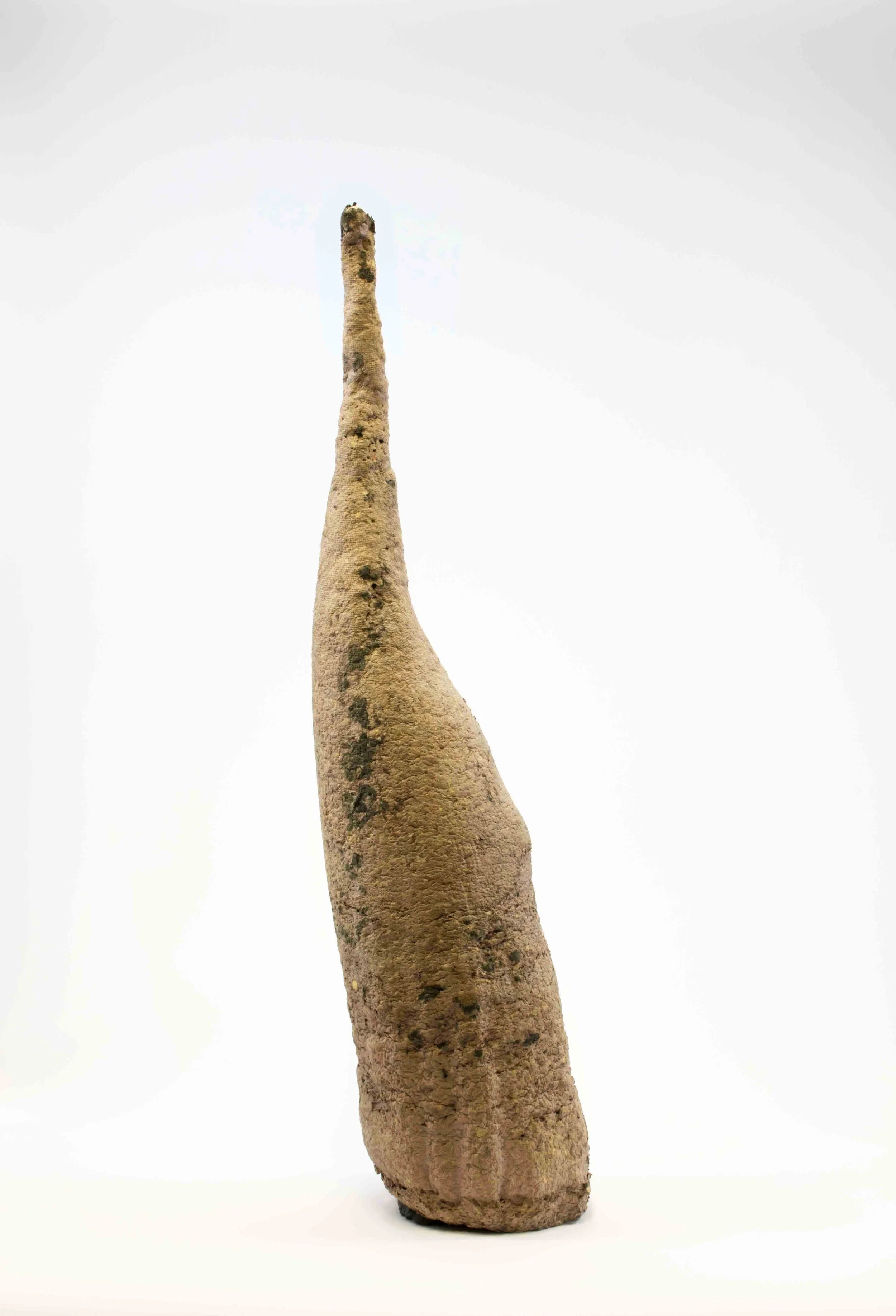   Pata , paper pulp, 31 x 7 x 8 inche, 2017.    