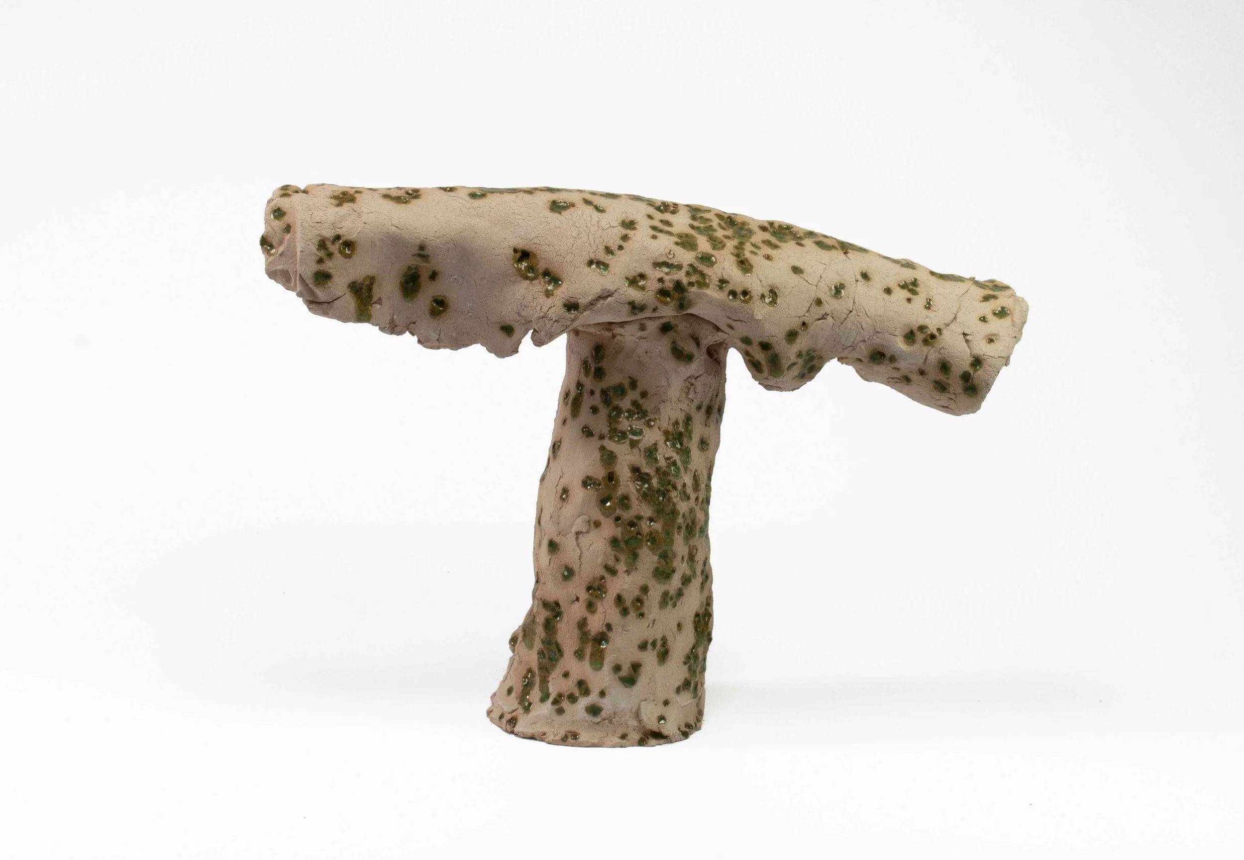  The tree, ceramic and glass, 13 x 18 x 4 inches, 2020.    