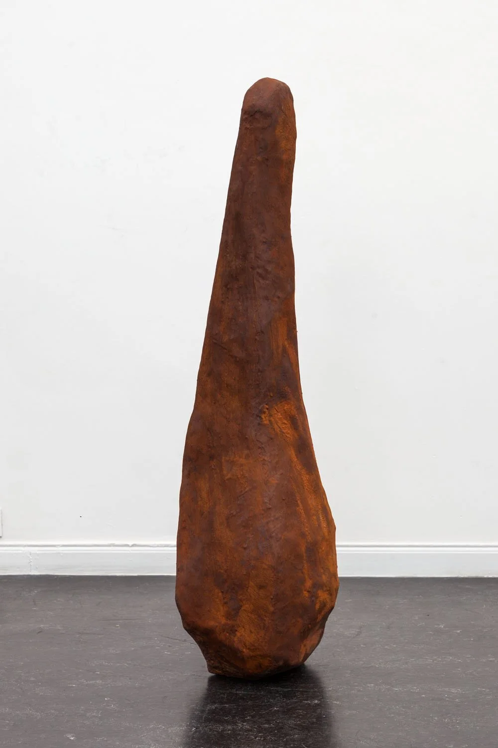  Menhir, resin fiberglass and iron, 6 x 3 x 3 feet, 2018.    