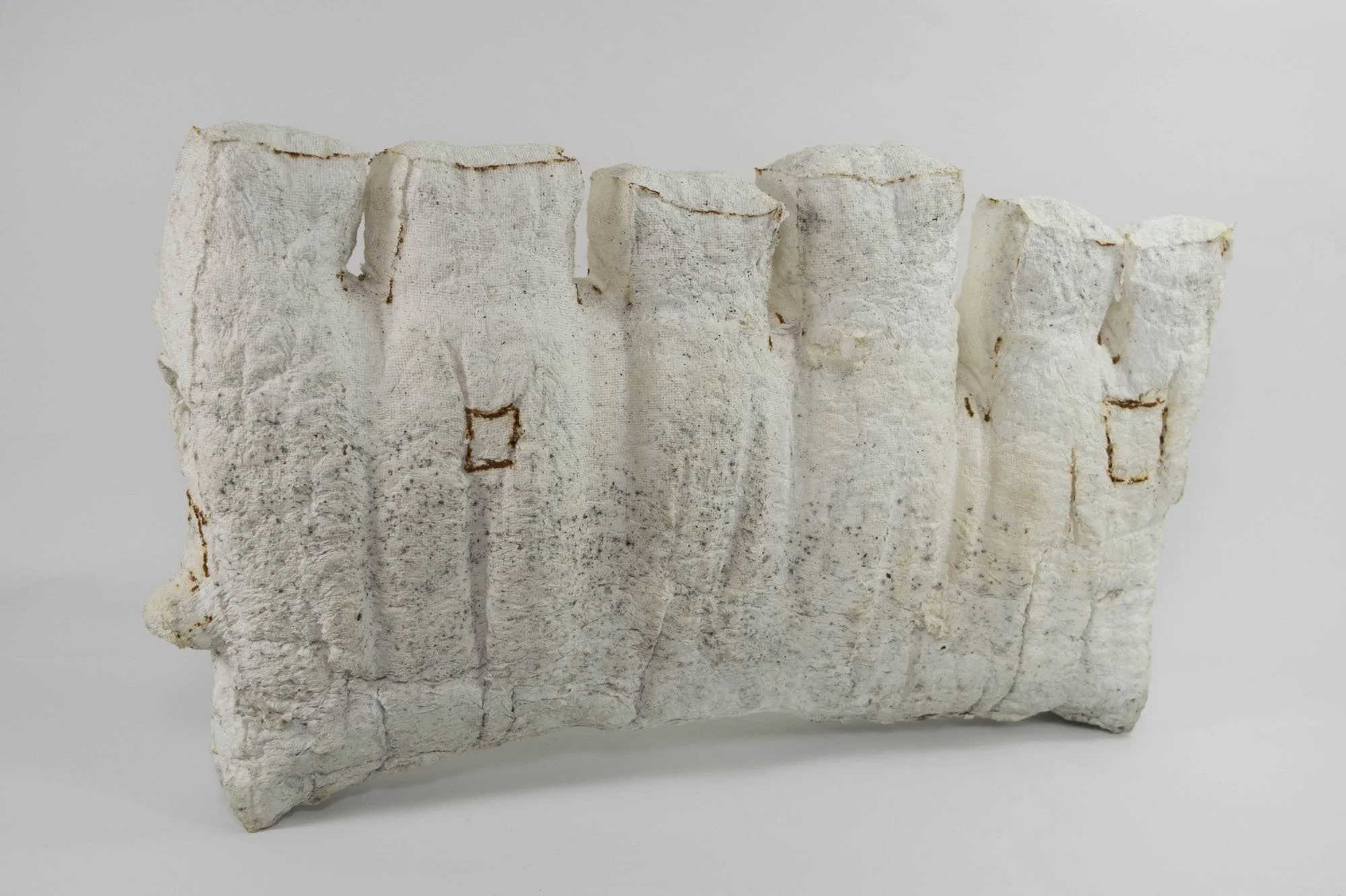   Beyond , paper pulp, 15 x 20 x 6 inches, 2017.    