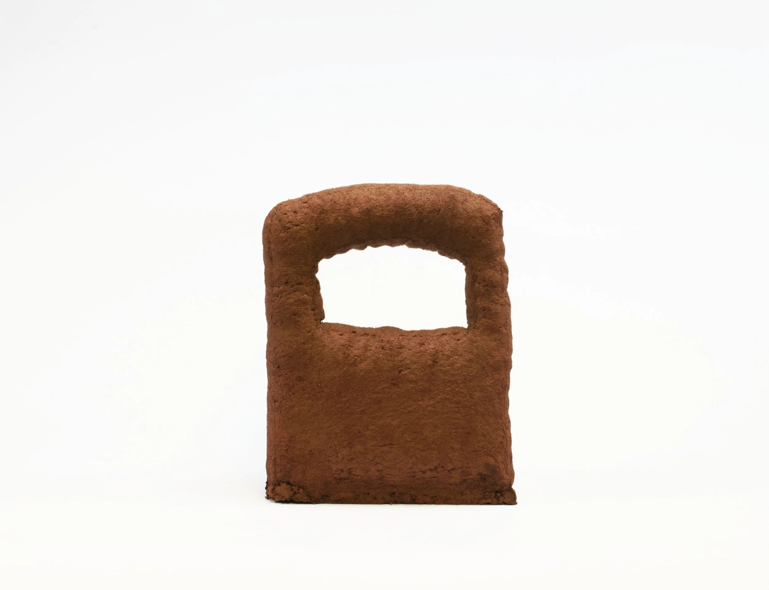   Ojo , paper pulp, 15 x 10 x 4 inches, 2019.    