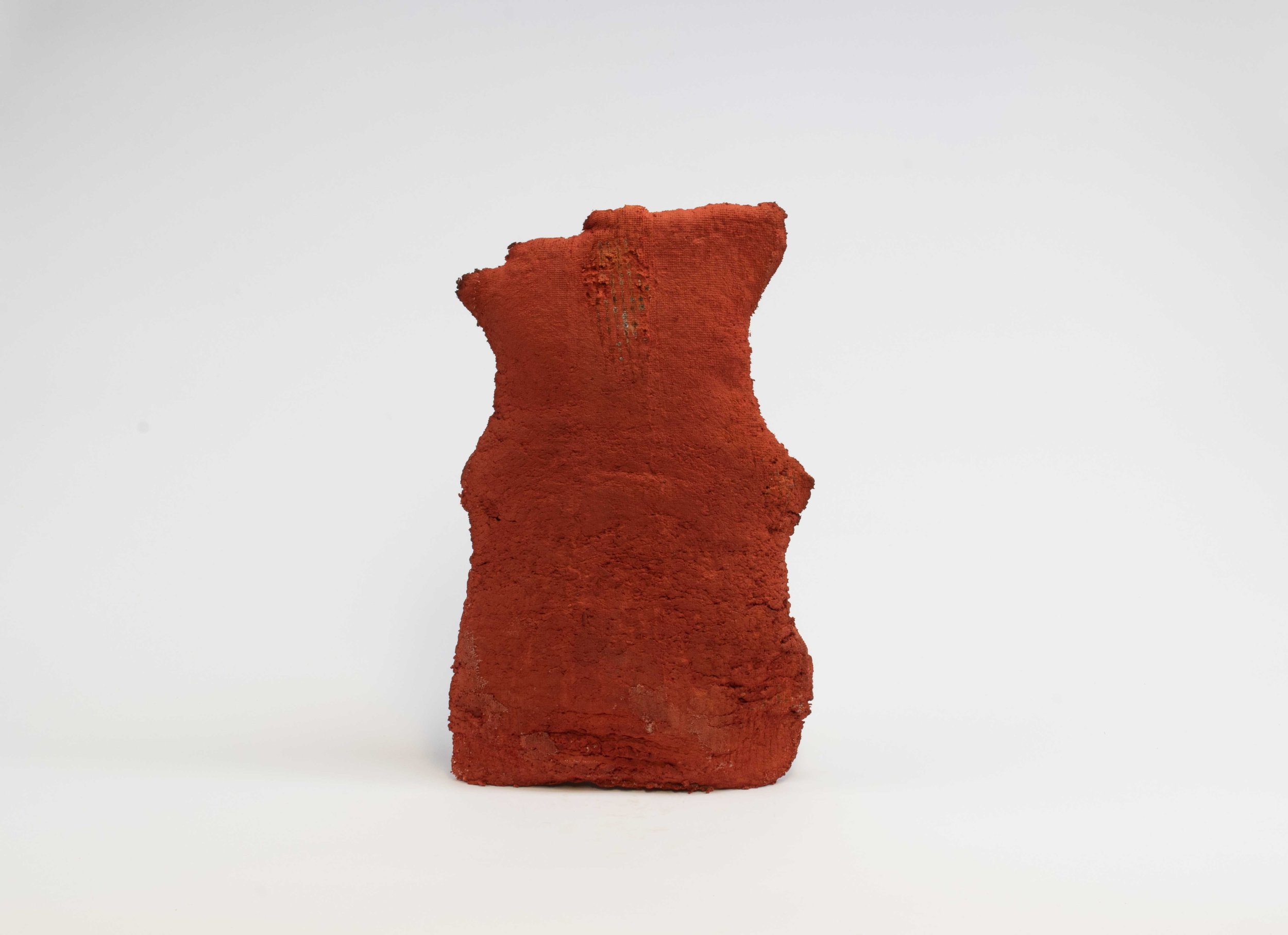   Silueta , paper pulp, 17 x 16 x 3 inches, 2019.    