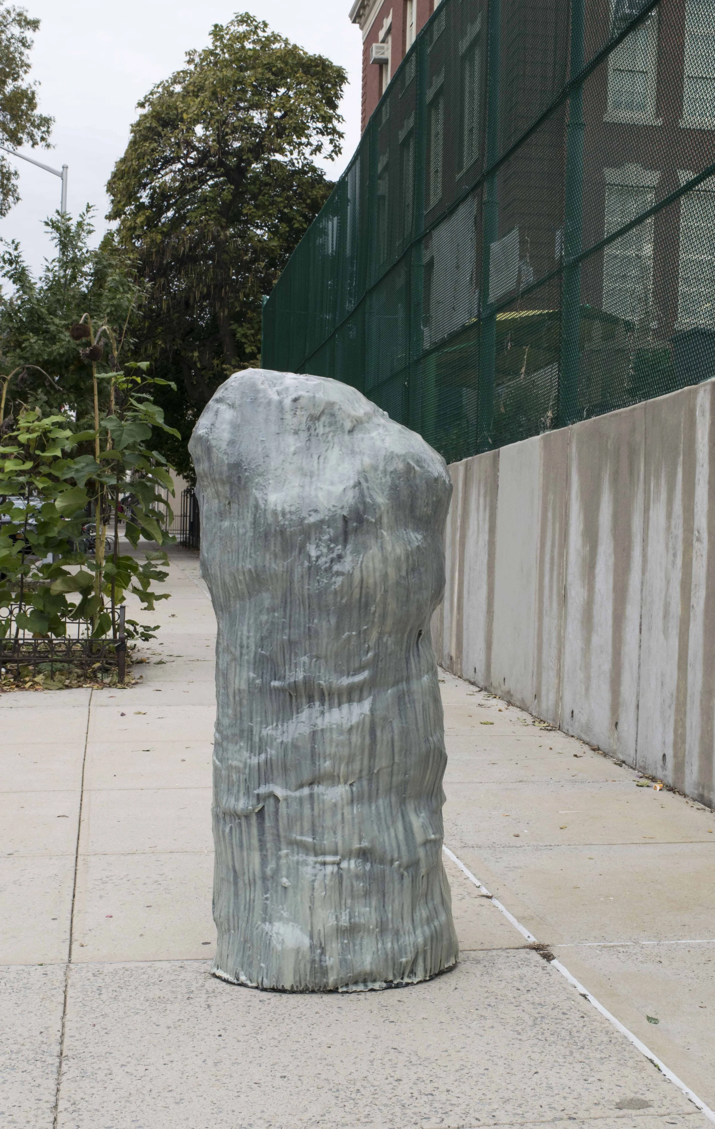  Totem, resin, 70 x 15 x 15 inches, 2017.    