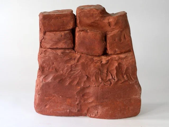   Terracota , hydrocal, 20 x 16 x 7 inches, 2014.    