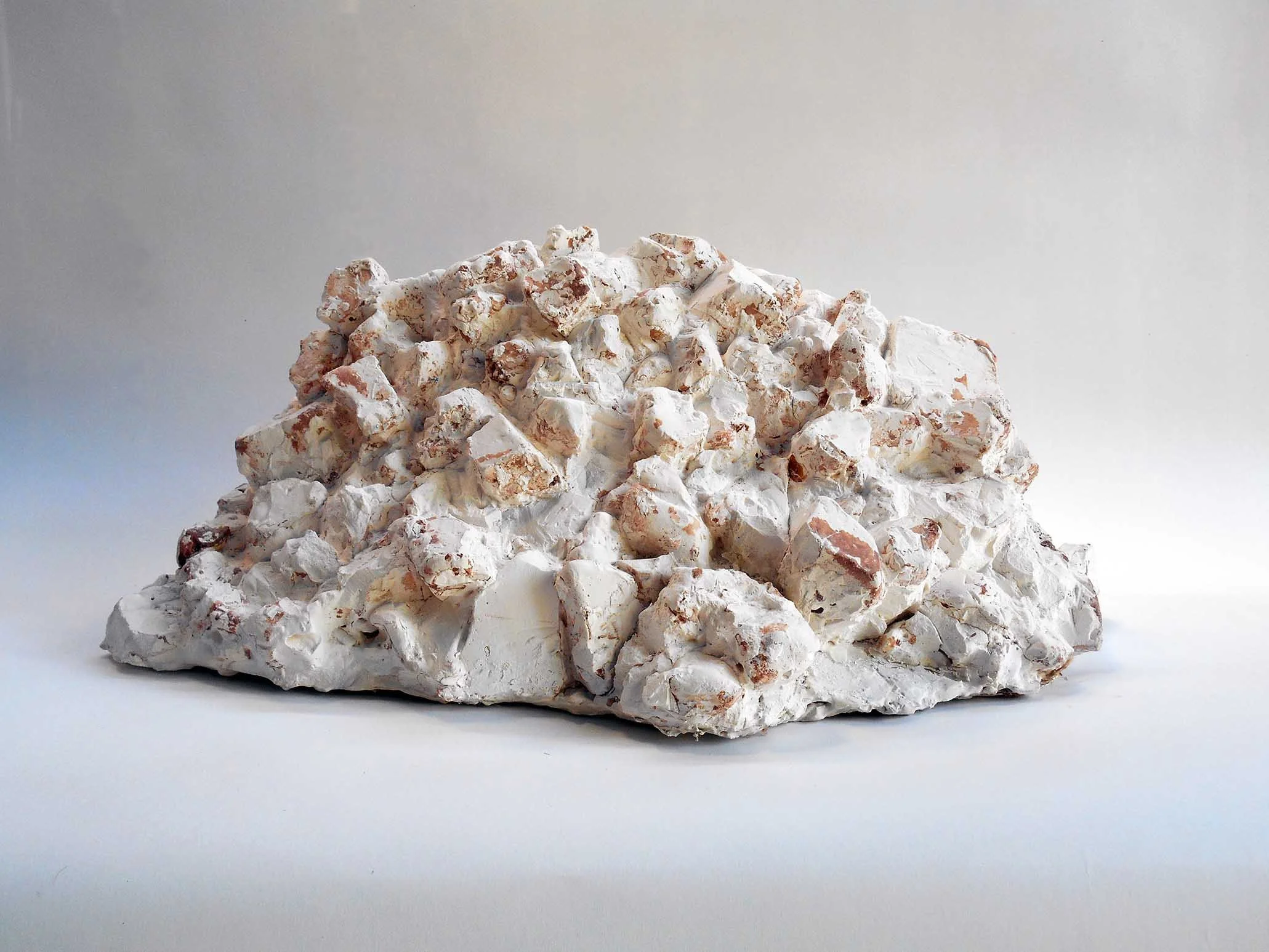  Terrain, hydrocal, 12 x 15 x 8 inches, 2015.    