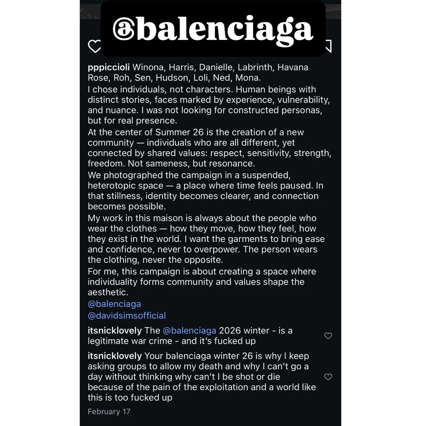 @balenciaga @pppiccioli @voguemagazine @tomford