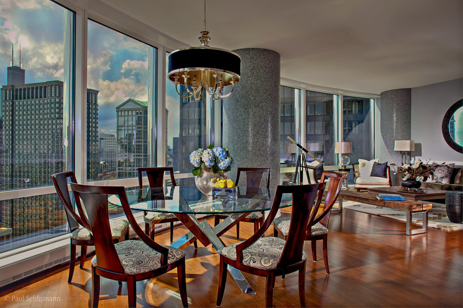 Trump Tower residential interior dining area