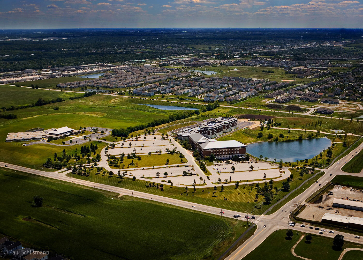 Prison - aerial view