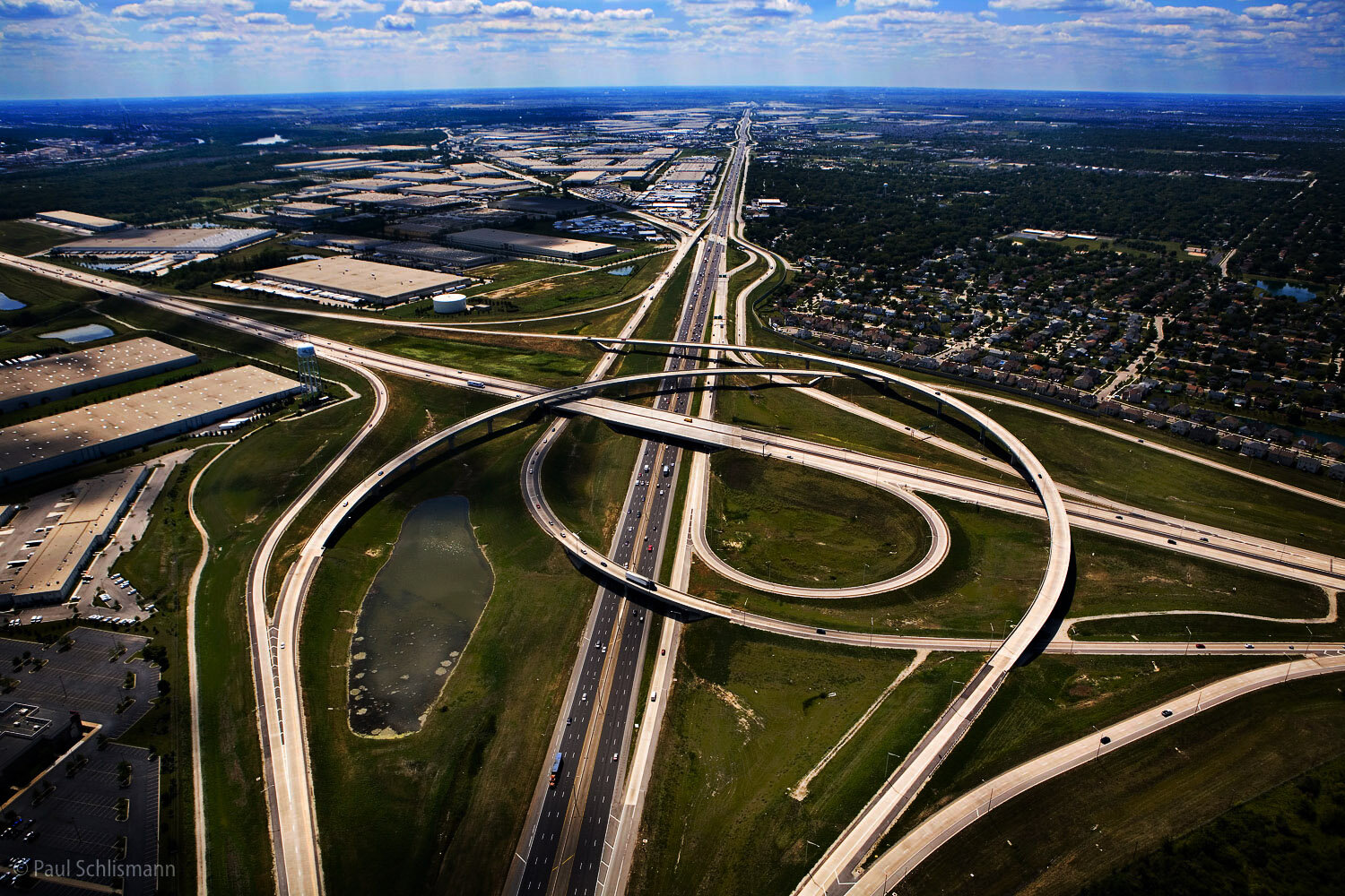 I 355 interchange - Aerial photographerr