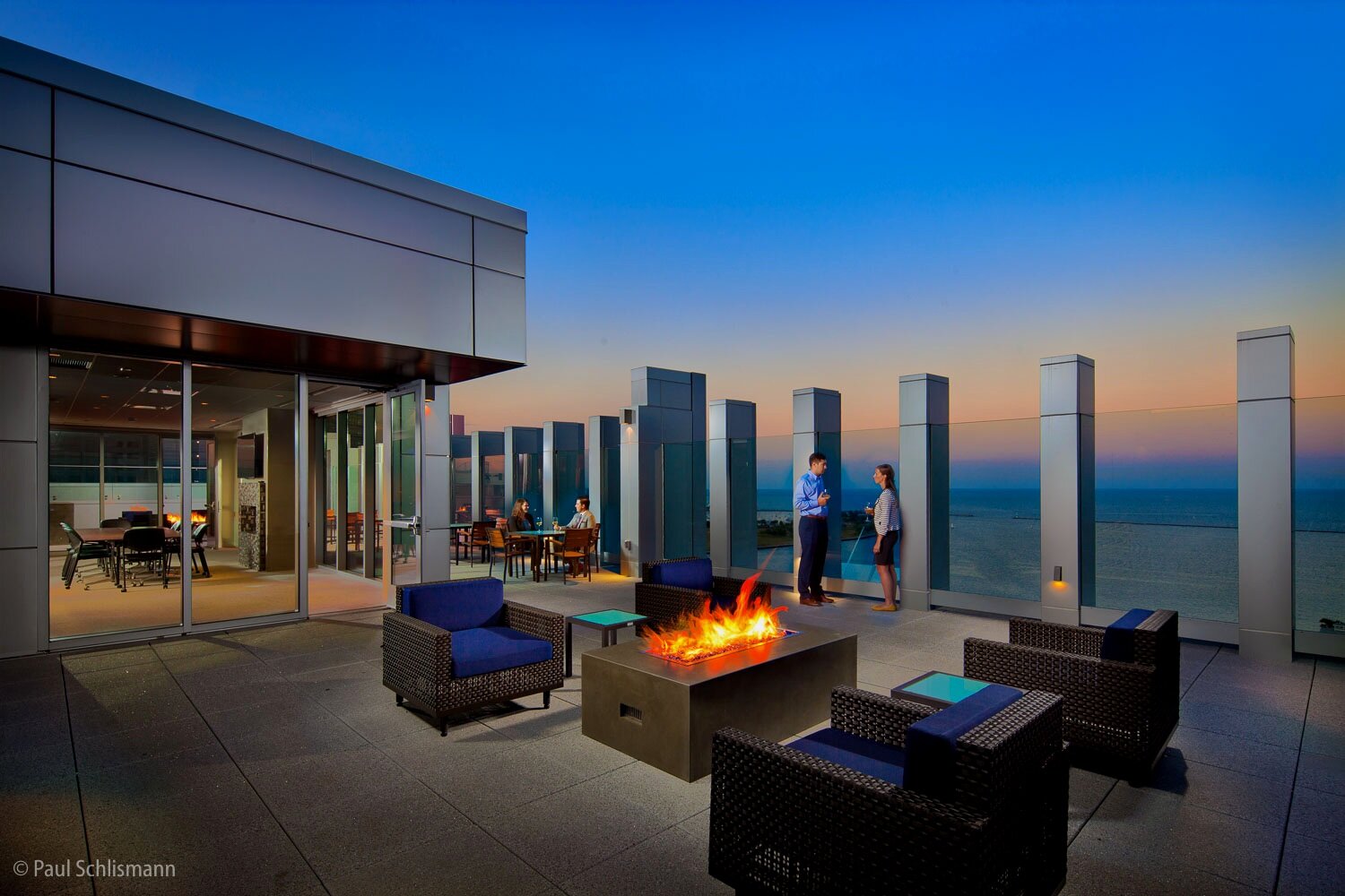 Las Vegas Architectural Photographer _ dusk penthouse view