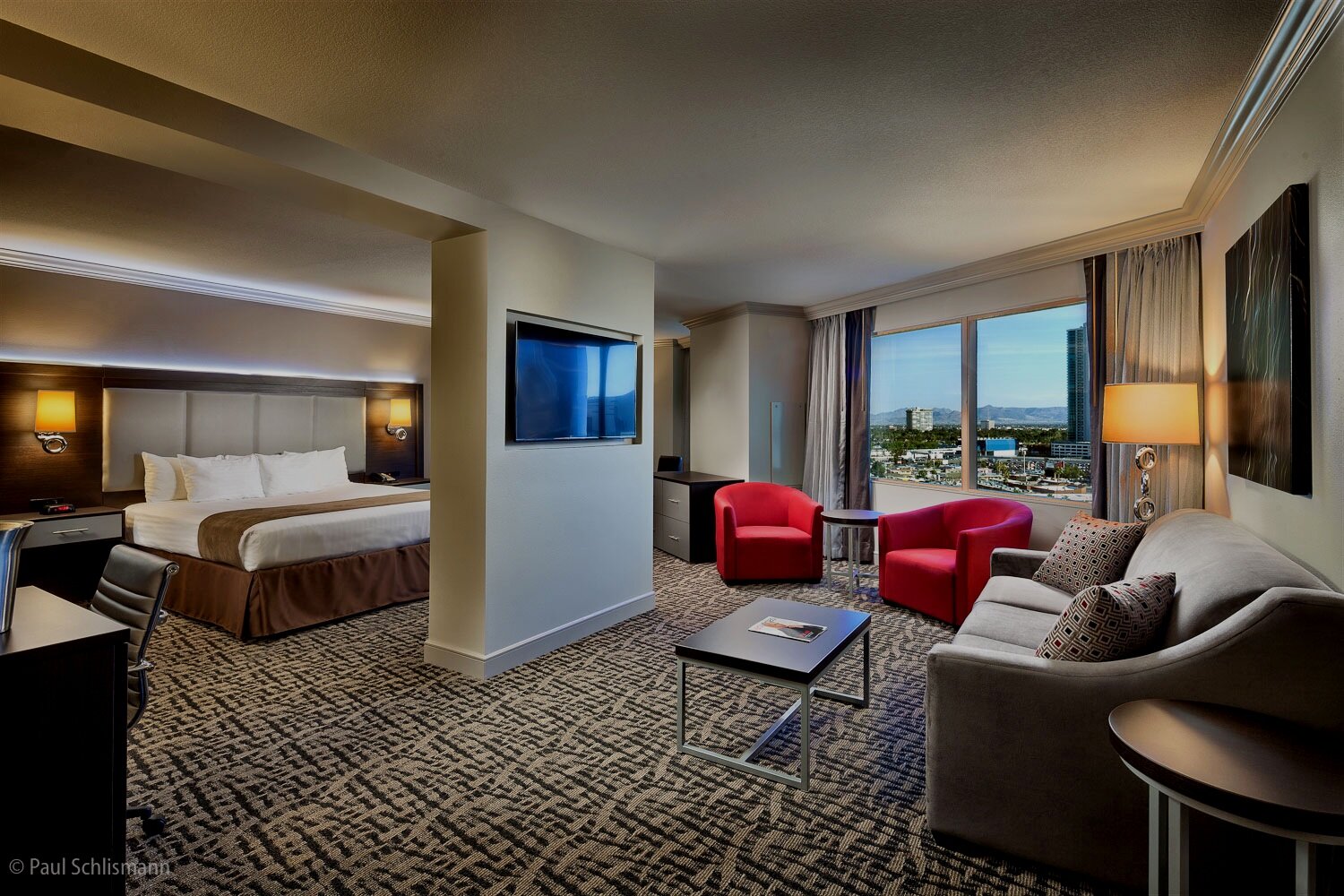 Las Vegas interior photographer _ Guest room in Stratosphere and Hotel