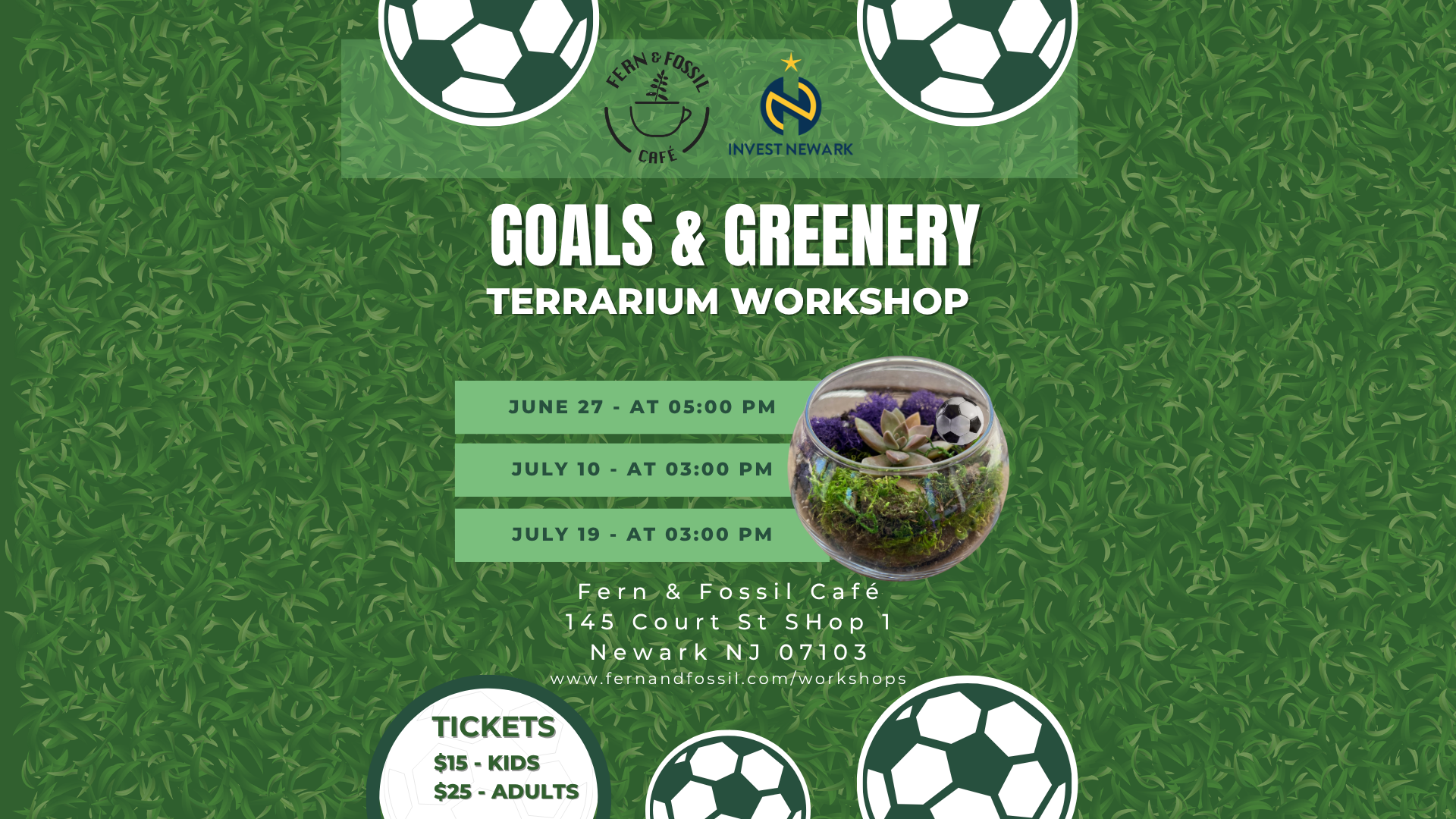 Goals & Greenery Watch Party