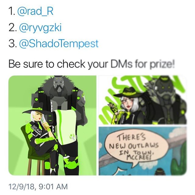 I&rsquo;m so proud of my baby @radrtist she has been drawing so much more recently and just won a contest put on by our favourite overwatch league team.
