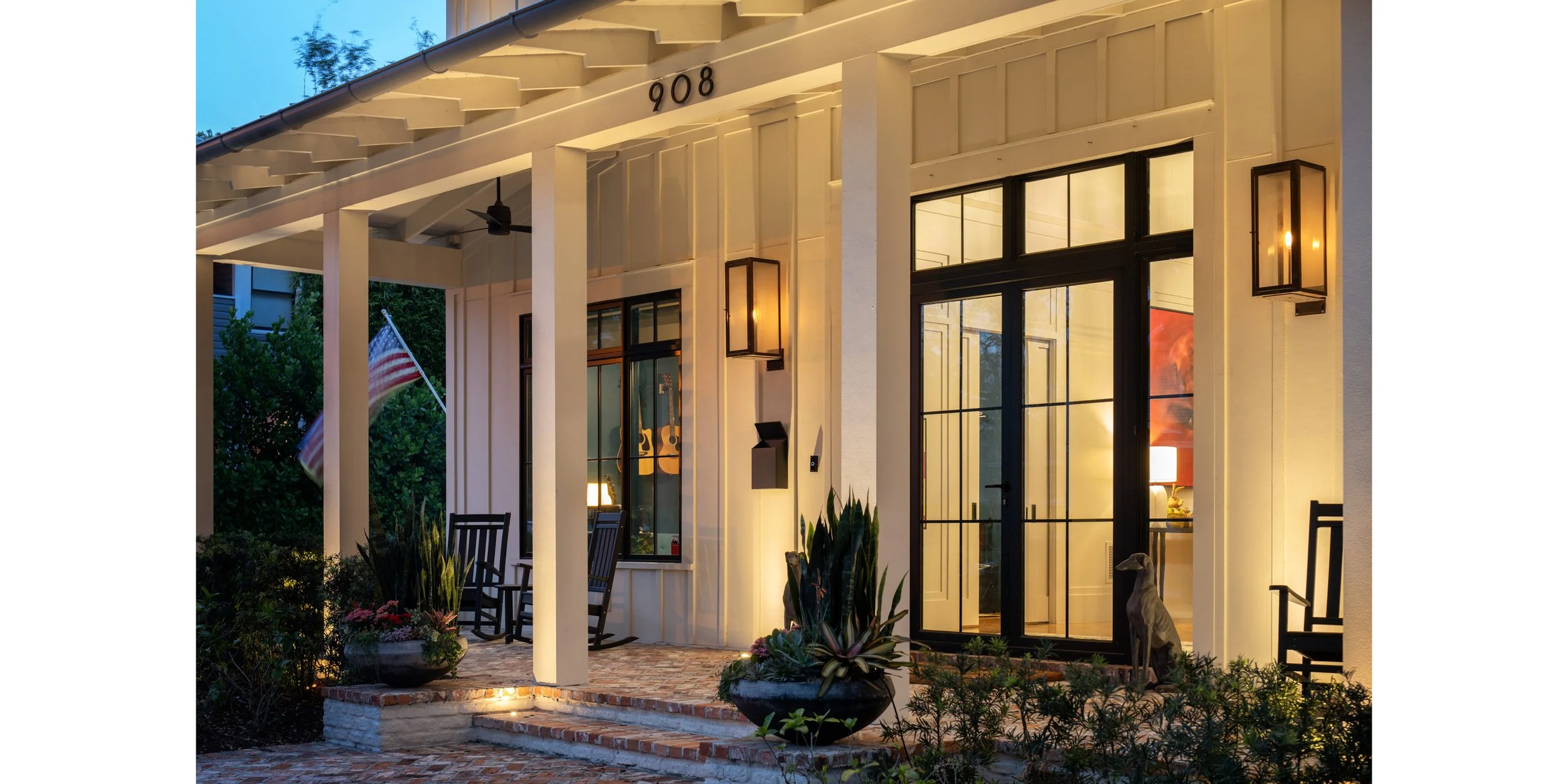 Collier Residence - Exterior - Porch Late Dusk.jpg