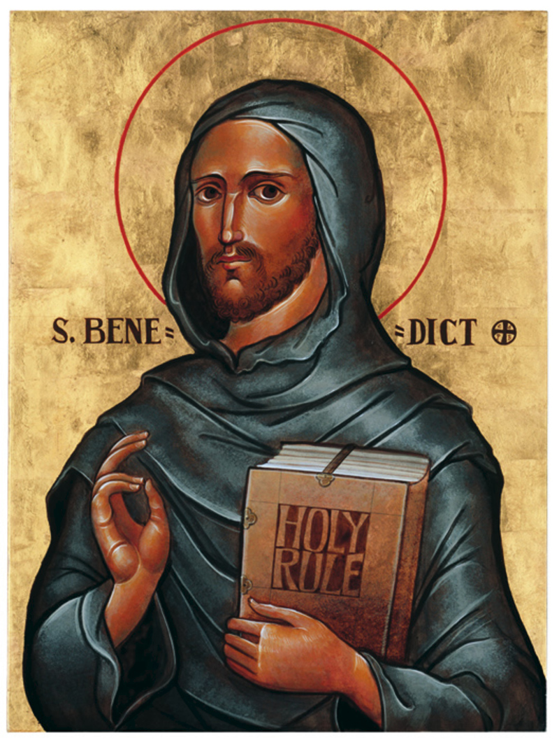 Icon by Br. Claude Lane, O.S.B. Used with permission.