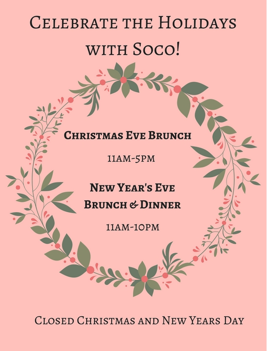 Where to Eat on Christmas in Orlando 2017 Soco.png