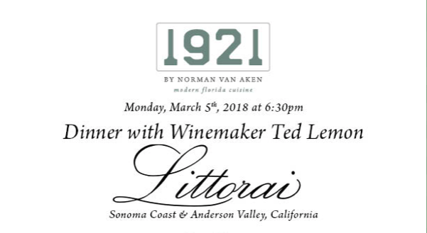 Drink Littorai Wines at a 1921 by Norman Van Aken Dinner.png
