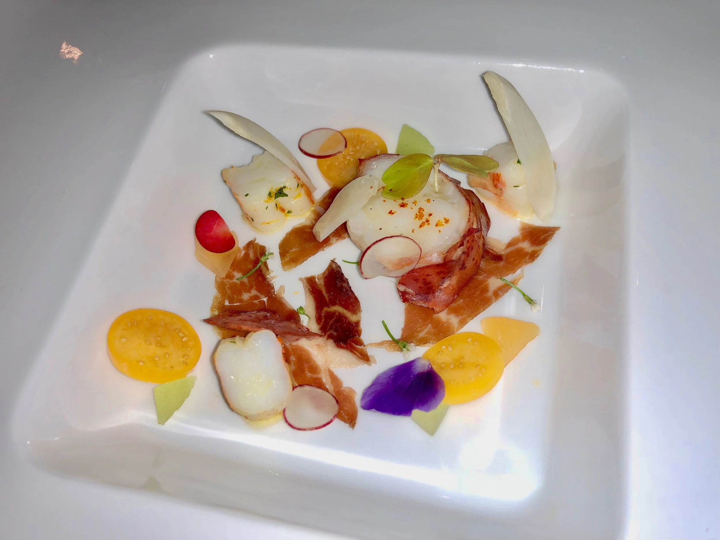 This is the lobster-shrimp dish with elderflower and all the rest that Flying Fish chefs will be serving at Heart of Florida United Way's Chef's Gala 2018.