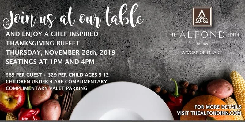 Where to Eat on Thanksgiving and Christmas in Orlando 2019_Alfond-INN.jpeg