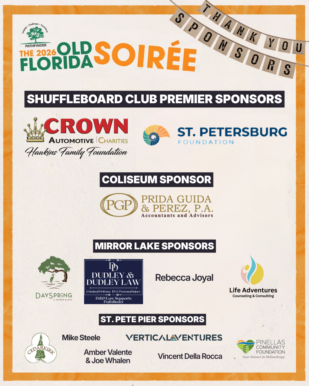 Event Sponsor Flyer