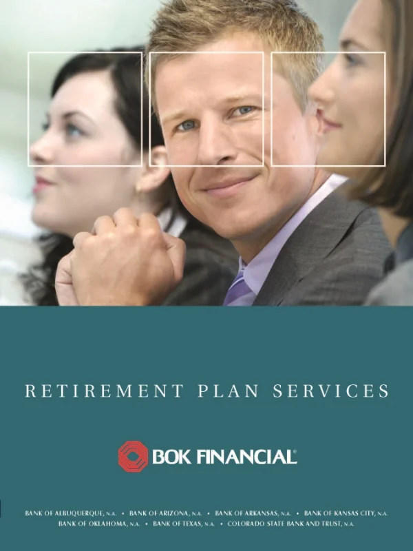 Brochure cover for BOKF
