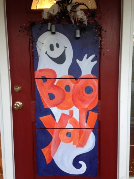 Halloween door hanger