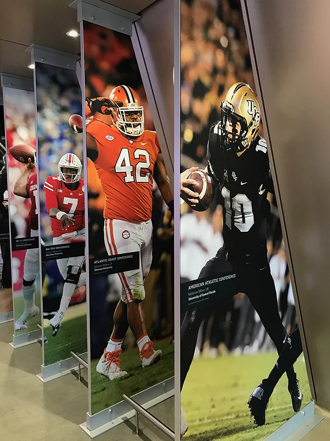 2019 Hall of Fame Entrance banners